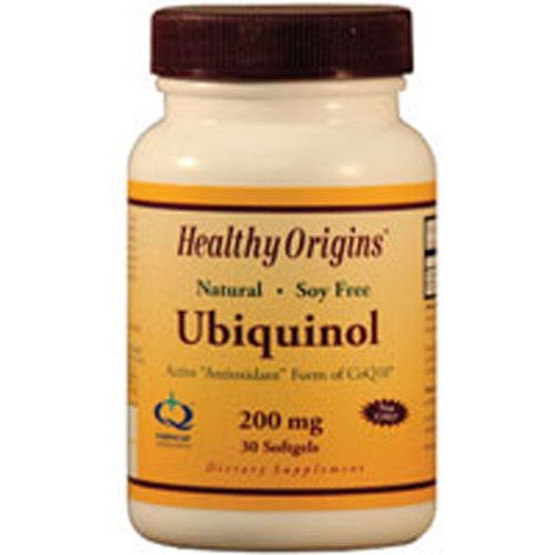 Ubiquinol 30 Soft Gels By Healthy Origins