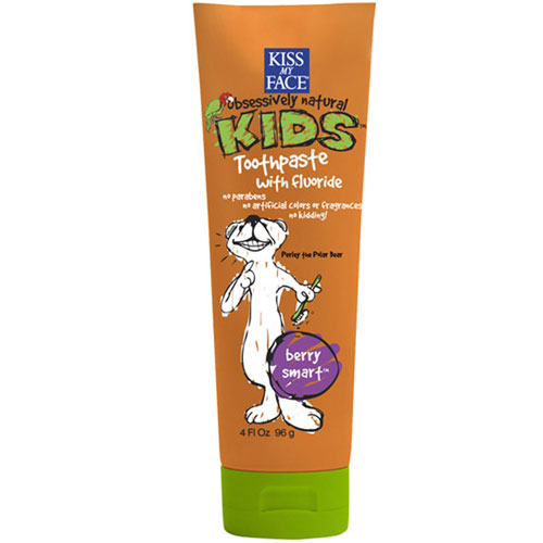 Berry Smart Toothpaste With Fluoride 4 OZ By Kiss My Face