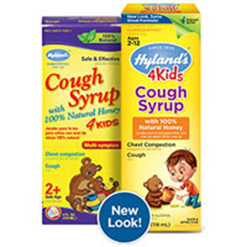 Hylands, Honey Cough Syrup 4 Kids, 4 Oz