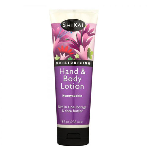 Shikai, Hand & Body Lotion, Honeysuckle 8 Oz