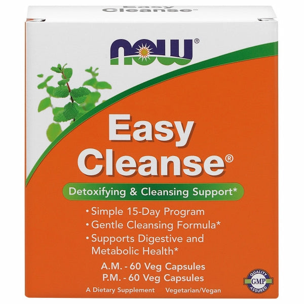 Now Foods, Easy Cleanse AM/PM Kit, 60 Veg Caps