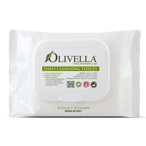 Olivella, Facial Cleansing Tissues, 30 PK