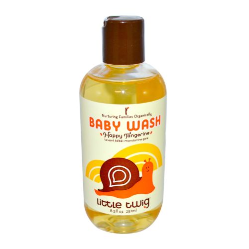 Little Twig, Baby Wash, Tangerine 8.5 Oz
