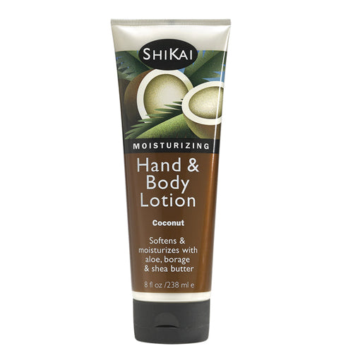 Shikai, Hand & Body Lotion, Coconut 8 oz