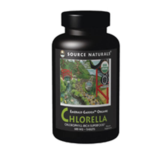 Emerald Garden Organic Chlorella 200 tabs By Source Naturals