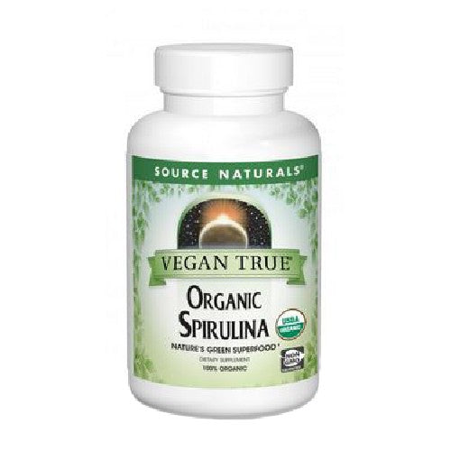 Organic Spirulina 200 tabs By Source Naturals
