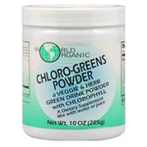 Chloro Greens Powder 10 oz By World Organics