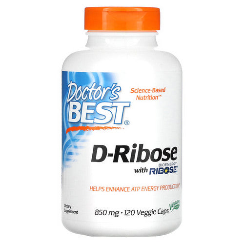 Doctors Best, D-Ribose featuring BioEnergy Ribose, 120 Veggie Caps