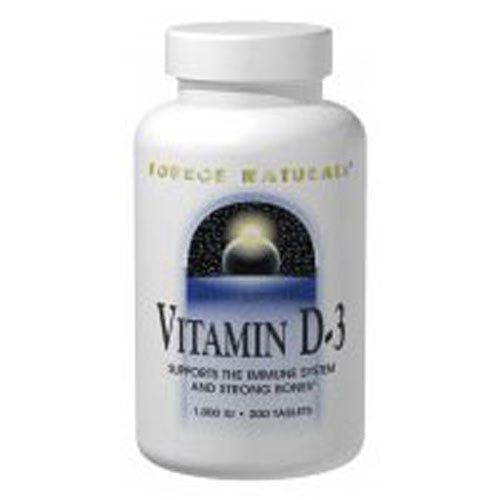 Source Naturals, Vitamin D-3, 2000 IU, 100 Softgels