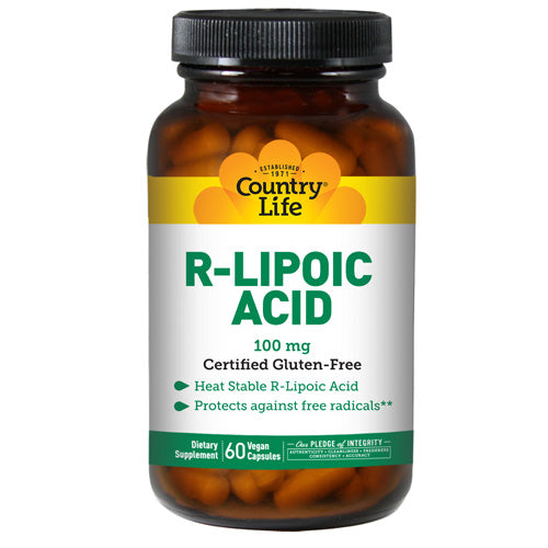 Country Life, R-Lipoic Acid, 60 Caps