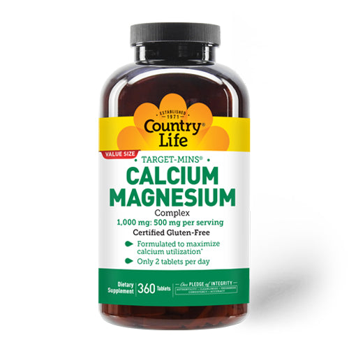 Calcium-Magnesium Complex 360 Tabs By Country Life