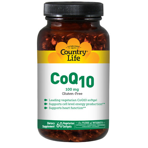 Country Life, CoEnzyme Q10, 60 Softgels