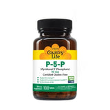 Country Life, P-5-P Pyridoxal 5 Phosphate, 50 mg, 100 tabs