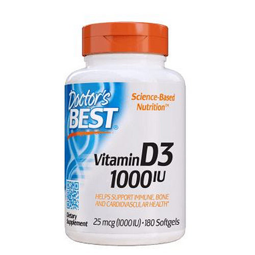 Vitamin D3 180 Softgels By Doctors Best