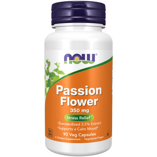 Passion Flower Extract 90 Vcaps By Now Foods