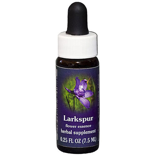 Flower Essence Services, Larkspur Dropper, 0.25 oz