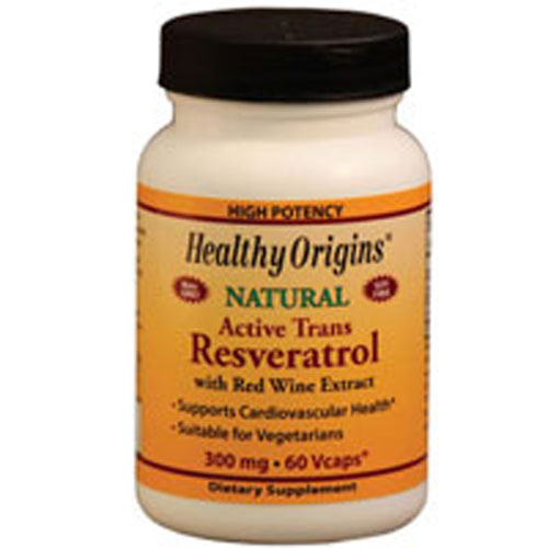 Natural Resveratrol 60 Veg caps By Healthy Origins