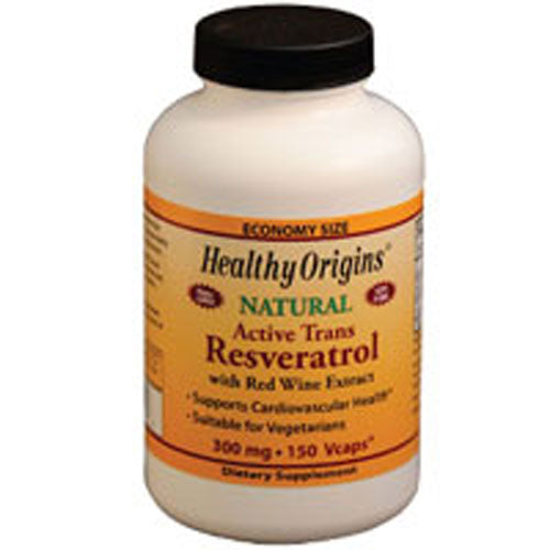 Natural Resveratrol 150 Veg Caps By Healthy Origins