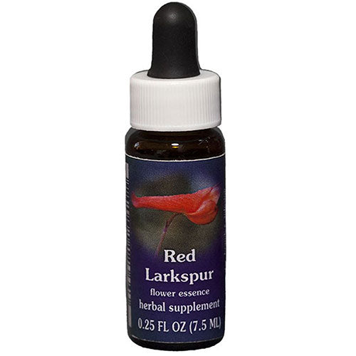 Red Larkspur Dropper 0.25 oz By Flower Essence Services