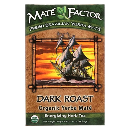 The Mate Factor, Dark Roast Tea, 20 Bag