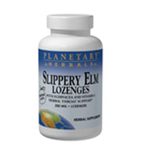 Slippery Elm Lozenge Tangerine Flavor 100 lozenges By Planetary Herbals