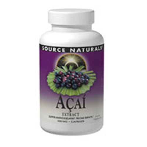 Acai Extract 60 Vcaps By Source Naturals