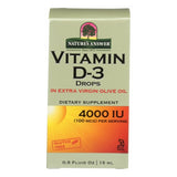 Nature's Answer, Vitamin D-3 Drops, 4000 IU, 0.5 Oz