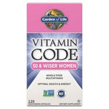 Garden of Life, Vitamin Code, 50 & Wiser Women's Formula 120 Caps