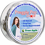 Three Lollies, Preggie Drops, Natural Green Apple 21 CT
