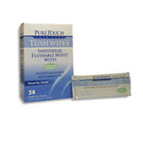 Pure Touch Skin Care, Tush Wipes Flushable, Medicated (Travel Pack) 24 CT