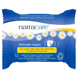 Natracare, Cotton Feminine Wipes, 12 ct