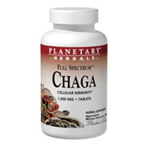 Planetary Herbals, Full Spectrum Chaga, 1000 mg, 60 Tabs