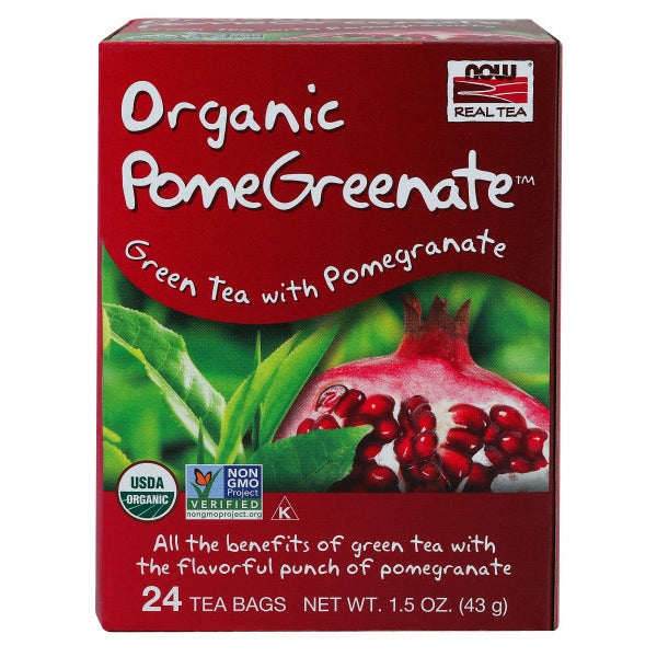 PomeGreenate Tea 24 bags By Now Foods