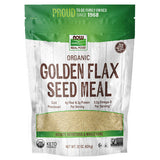 Now Foods, Golden Flax Seed Organic, Meal 22 oz