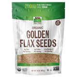 Now Foods, Golden Flax Seeds Organic, 1 lb
