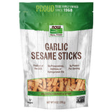 Now Foods, Sesame Sticks, Garlic 9 oz