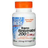 Doctors Best, Trans-Resveratrol 200 with ResVinol-25, 60 Veggie Caps