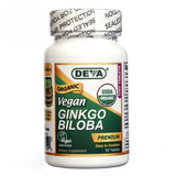 Deva Vegan Vitamins, Vegan Gingko Biloba, 395 mg, 90 vcaps