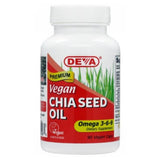 Deva Vegan Vitamins, Vegan Chia Seed Oil, 90 vcaps