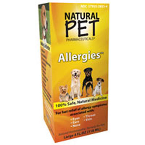Natural Pet Allergies For Canines 4 oz By King Bio Natural Medicines