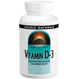 Source Naturals, Vitamin D-3 1000 IU, 100 softgels
