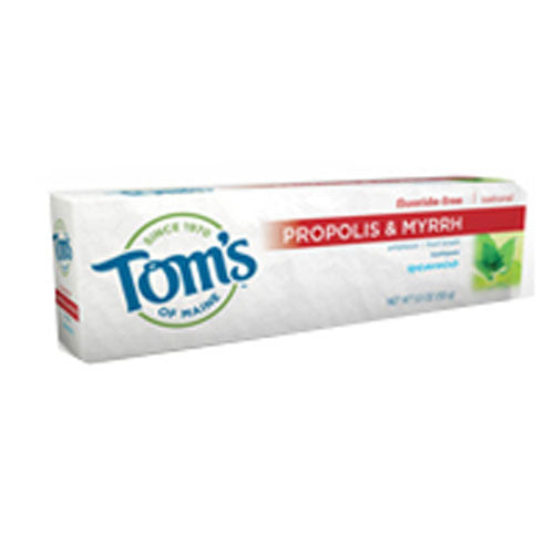 Propolis & Myrrh Fluoride Free Toothpaste Spearmint 5.5 oz By Tom's Of Maine