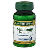 Nature's Bounty, Nature's Bounty Melatonin Natural Sleep Aid, 1 mg, Count of 1