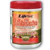Life Time Nutritional Specialties, Lifes Basics Plant Protein, 5 Fruit Blend 21.6 oz