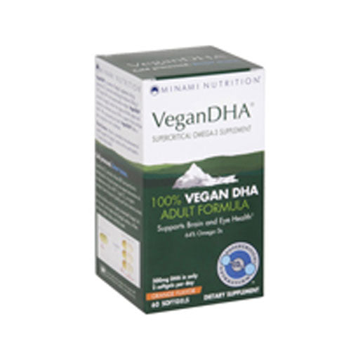 Minami Nutrition VeganDHA Formula Orange 60 softgel By Minami Nutrition