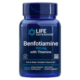 Life Extension, Benfotiamine with Thiamine, 100 MG, 120 caps