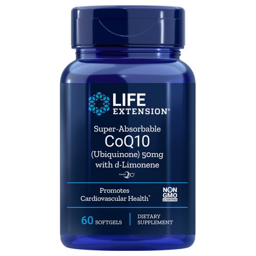 Super-Absorbable CoQ10 With D-Limonene 60 softgels By Life Extension