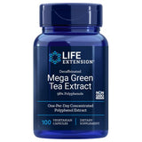 Life Extension, Decaffeinated Mega Green Tea Extract, 100 Veg Caps