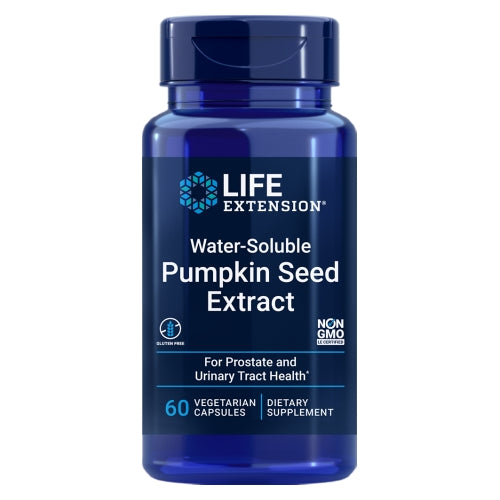 Water-Soluble Pumpkin Seed Extract 60 vcaps By Life Extension