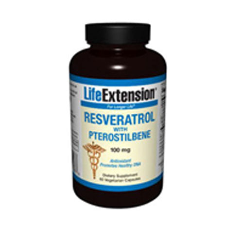 Resveratrol 60 Veg Caps By Life Extension